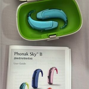 Phonak Sky B Kids Hearing Aids - Teal Blue